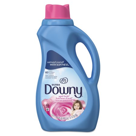 Downy Liquid Fabric Softener, Concentrated, April Fresh, 51oz Bottle, PK8 35762